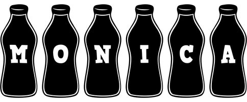 Monica bottle logo
