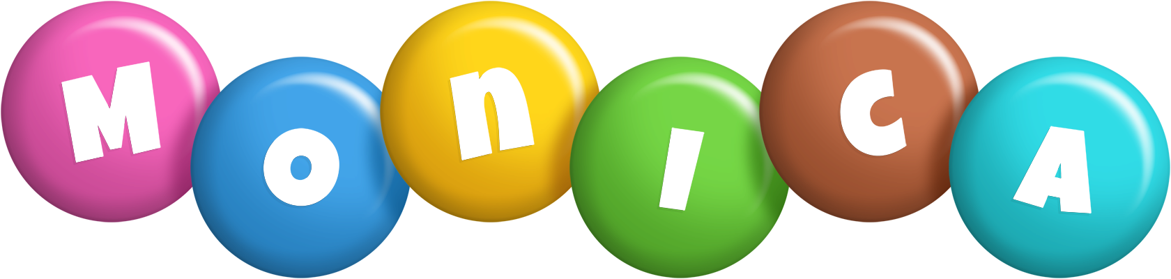 Monica candy logo