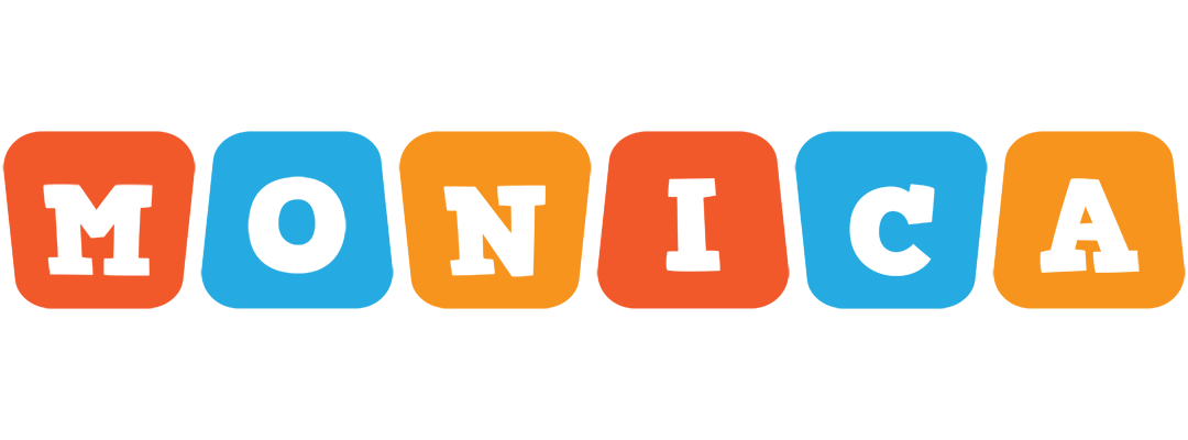 Monica comics logo