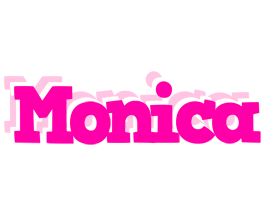 Monica dancing logo