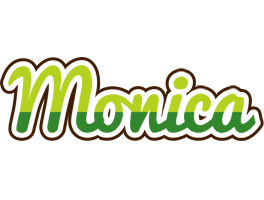 Monica golfing logo