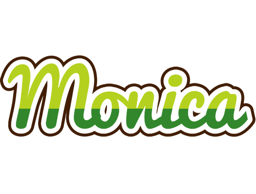 Monica golfing logo