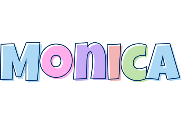 Monica pastel logo