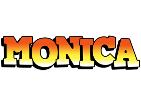 Monica sunset logo