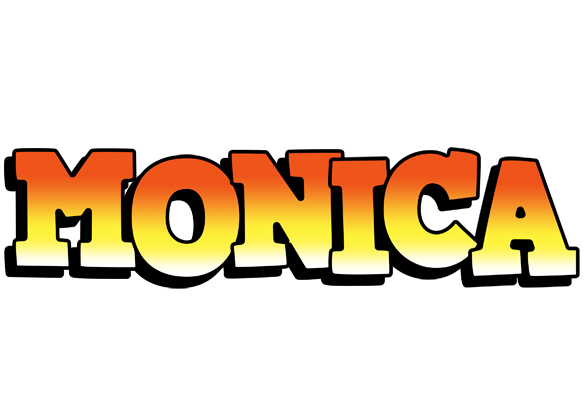 Monica sunset logo