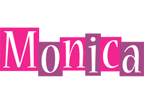 Monica whine logo