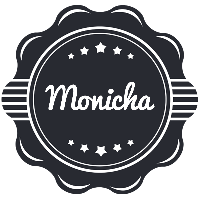 Monicha badge logo