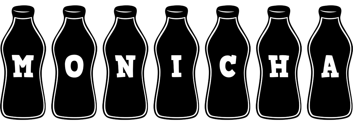 Monicha bottle logo