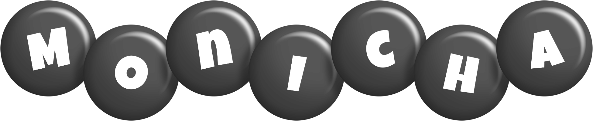 Monicha candy-black logo