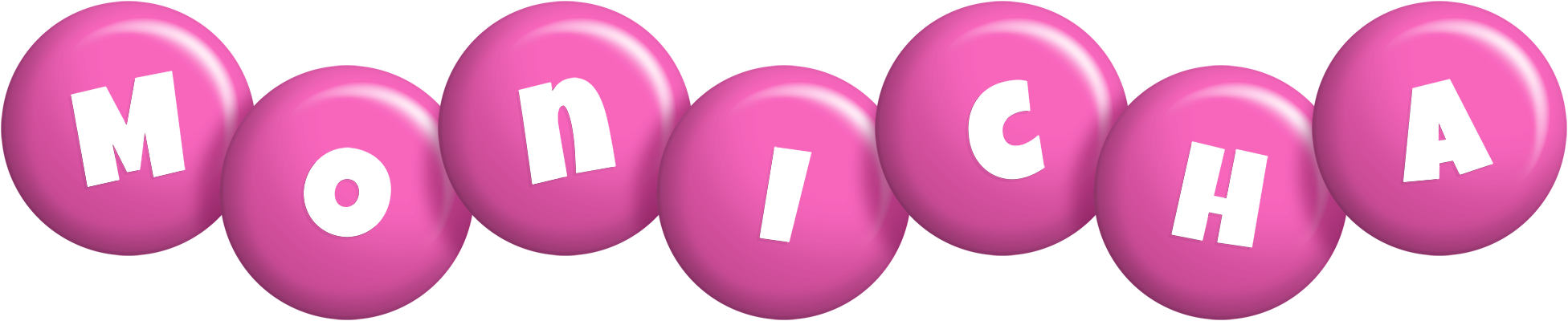Monicha candy-pink logo