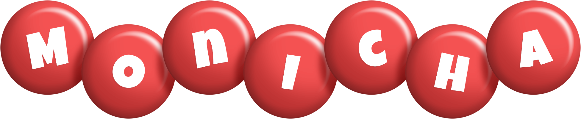 Monicha candy-red logo