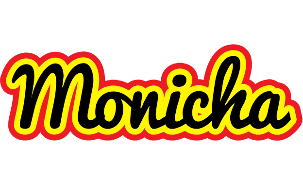 Monicha flaming logo