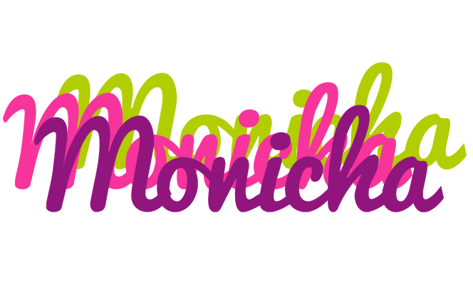 Monicha flowers logo