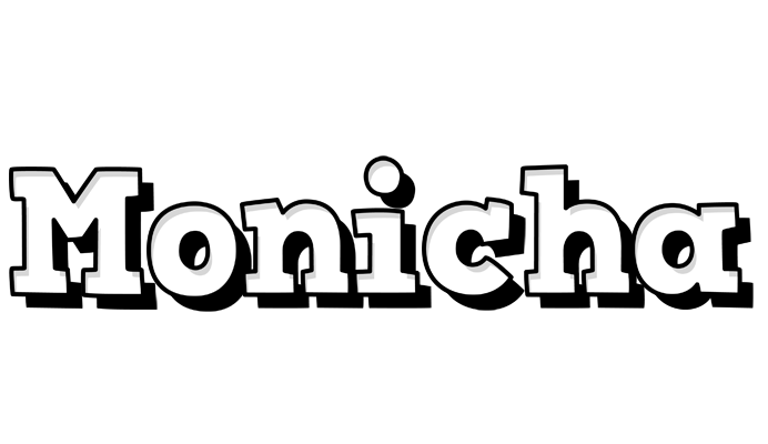 Monicha snowing logo