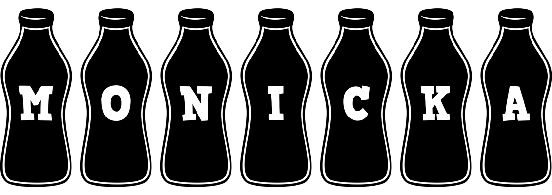 Monicka bottle logo