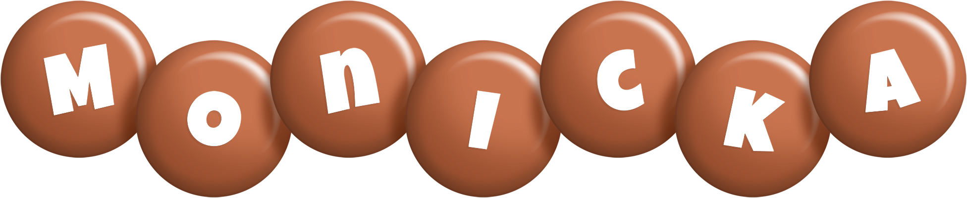 Monicka candy-brown logo