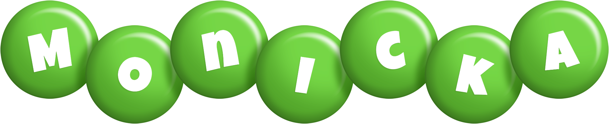 Monicka candy-green logo