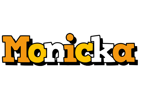 Monicka cartoon logo