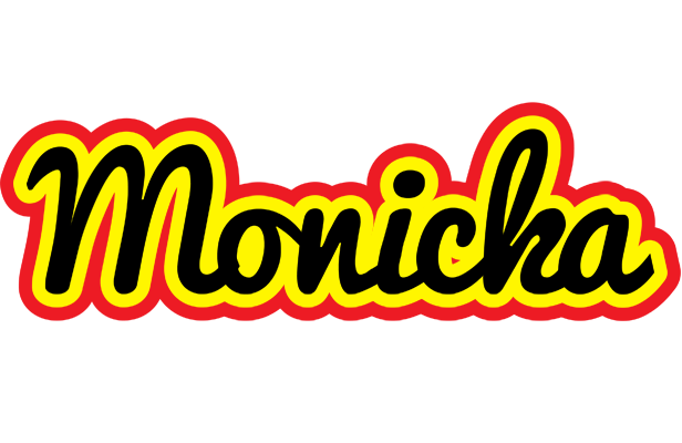 Monicka flaming logo