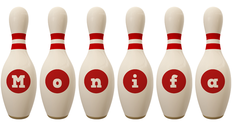 Monifa bowling-pin logo