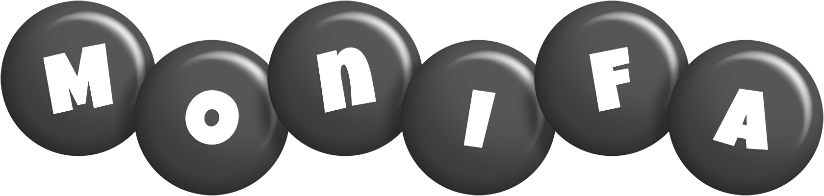 Monifa candy-black logo