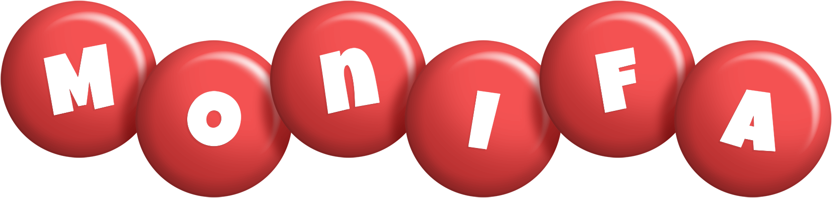 Monifa candy-red logo