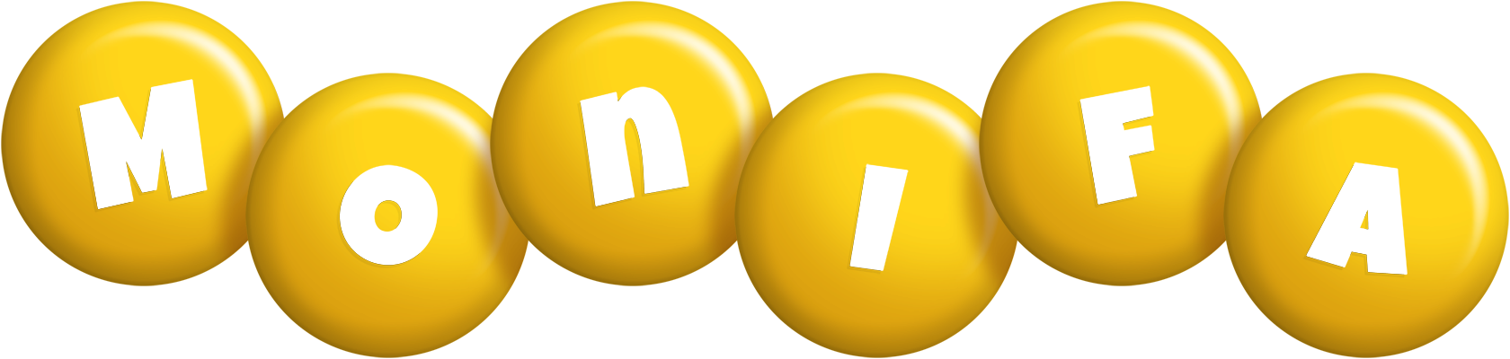 Monifa candy-yellow logo