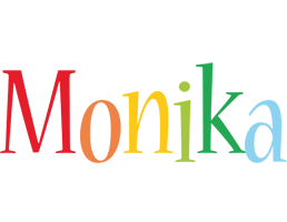 Monika birthday logo