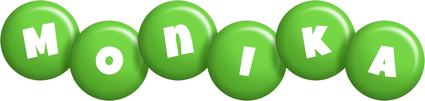 Monika candy-green logo
