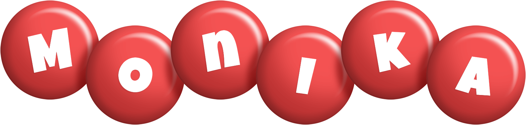 Monika candy-red logo