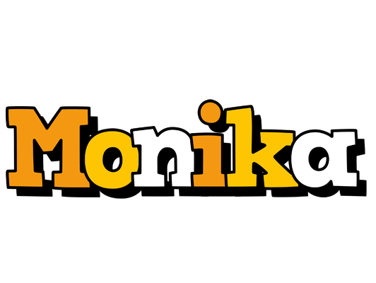 Monika cartoon logo