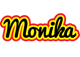 Monika flaming logo