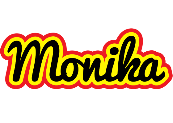 Monika flaming logo