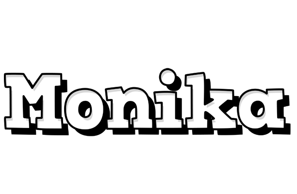 Monika snowing logo