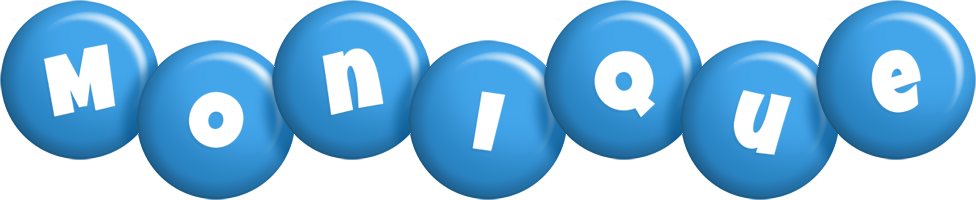 Monique candy-blue logo