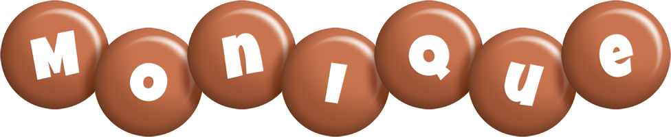 Monique candy-brown logo
