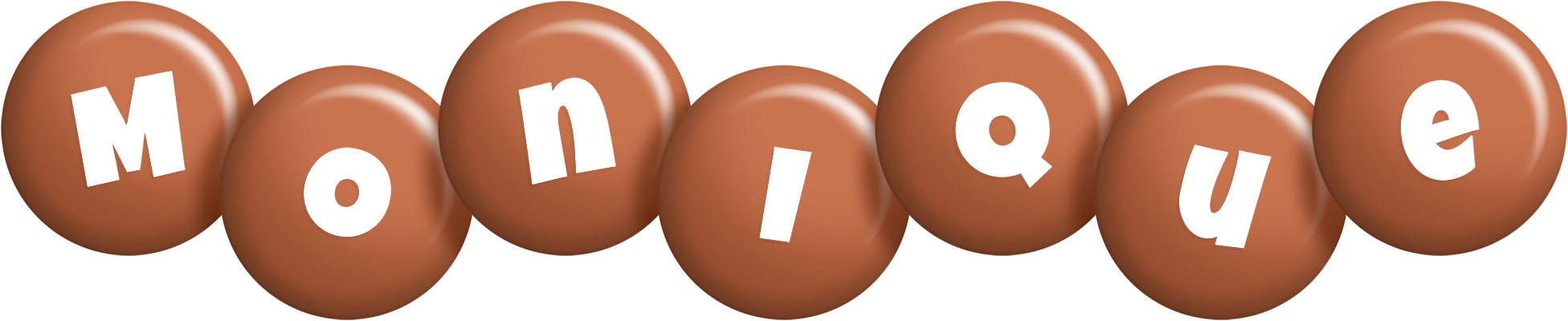 Monique candy-brown logo