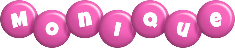 Monique candy-pink logo