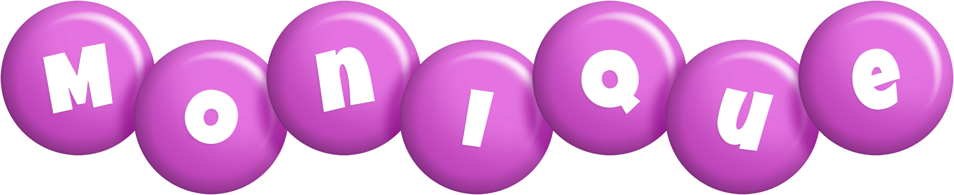 Monique candy-purple logo