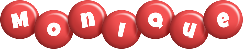 Monique candy-red logo