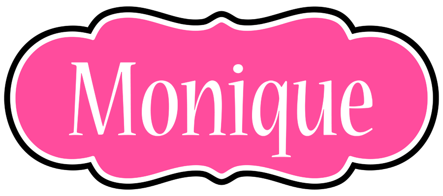 Monique invitation logo
