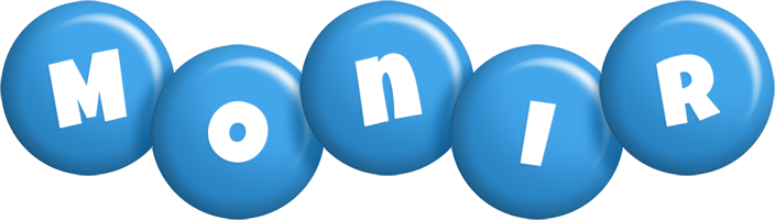 Monir candy-blue logo