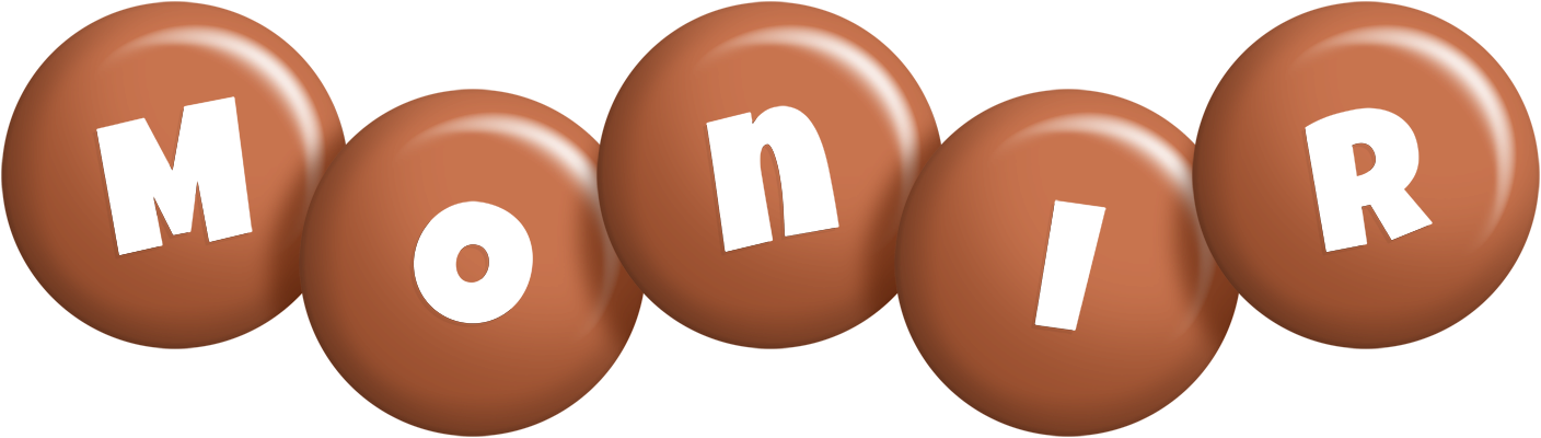 Monir candy-brown logo