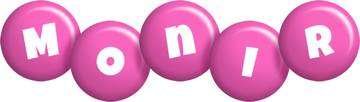Monir candy-pink logo