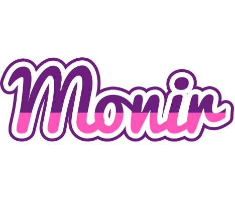 Monir cheerful logo