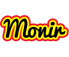 Monir flaming logo