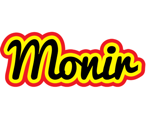 Monir flaming logo
