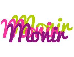 Monir flowers logo