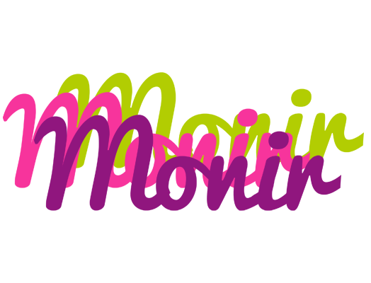 Monir flowers logo