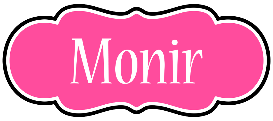 Monir invitation logo